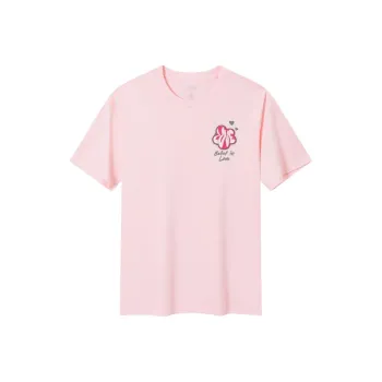 XTEP T Shirts Men Ballet Pink