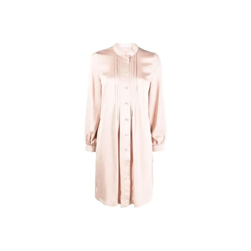 See By Chloe Long Sleeved Dresses Women's Pink-0