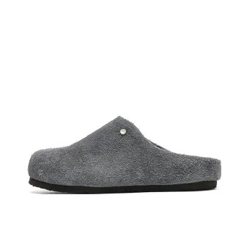 WEISHIBANGWEI Rubber Sole Slip Resistant Closed Toe Slippers Unisex Gray