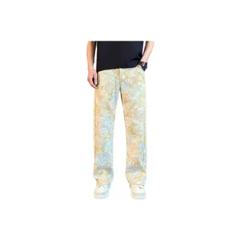 FAWENXIANGZI Jeans Men Yellow