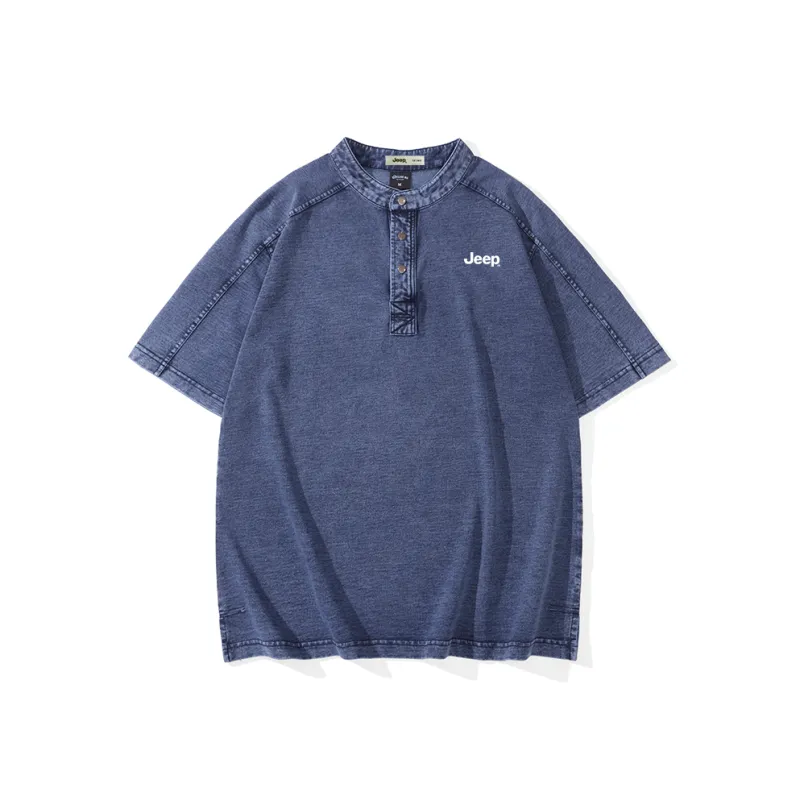 Jeep T Shirts Men Blue-0