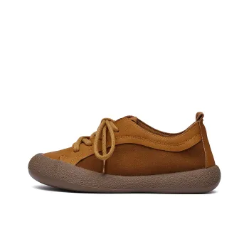 DGUMI Abrasion Resistant Low Top Casual Shoes Women's Brown