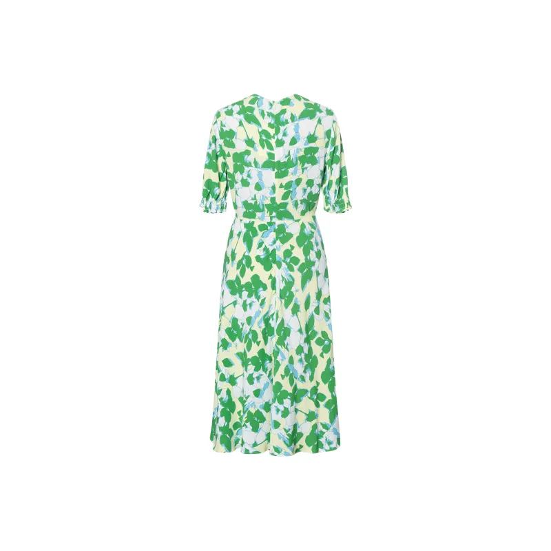 Diane Von Furstenberg Short Sleeved Dress Women's Green-1
