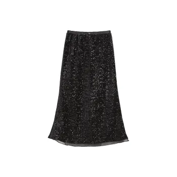 Hang Yi Court Casual Long Skirt Women's