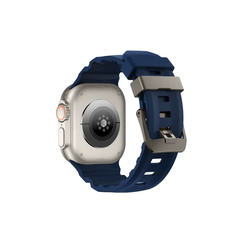 KVZUVUU Apple Compatibility Watch Band Silicone Material-5