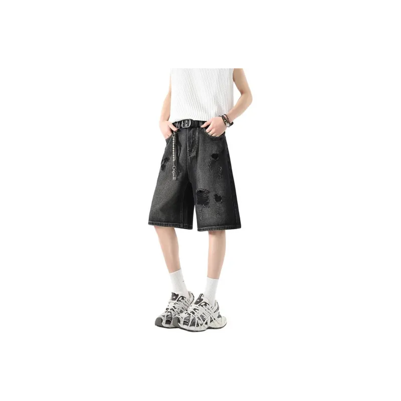 SOCKKEY Denim Shorts Unisex-14