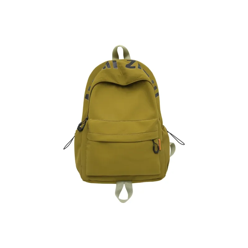 WICKBUEN Nylon Backpack Regular Unisex White/Black/Red/Green-21