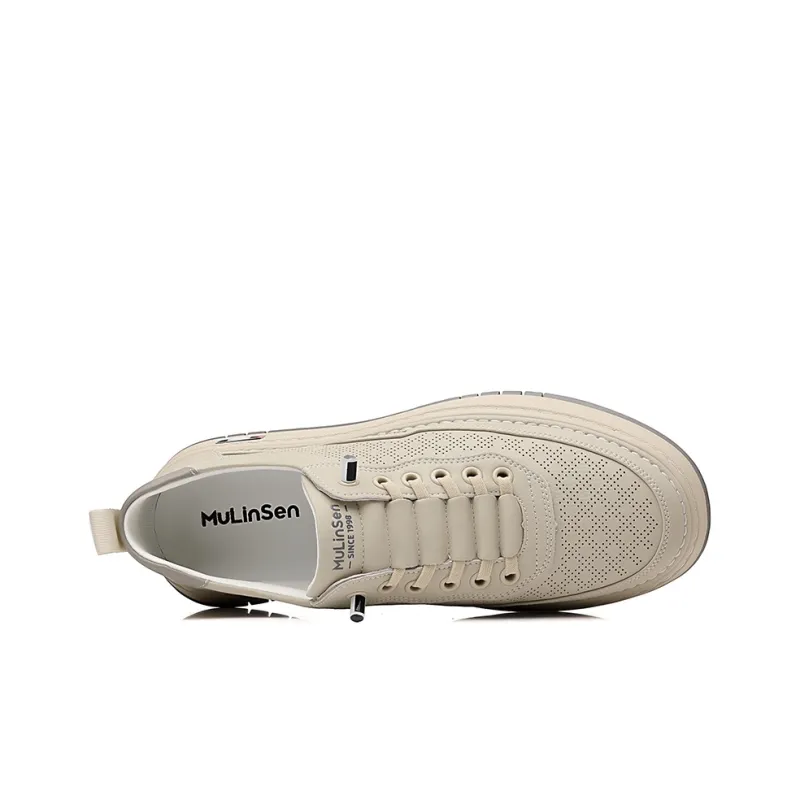 Mulinsen Slip Resistant, Abrasion Resistant, Lightweight Low Top Skateboard Shoes Men's-9
