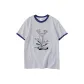 White Gray Navy Blue Edge