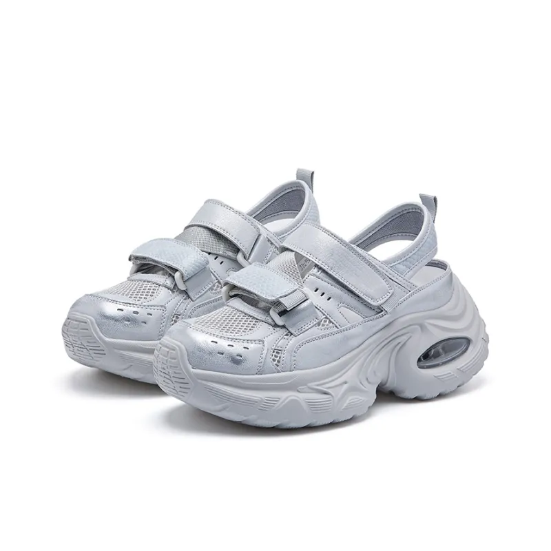 BURGELY Lightweight Height Increasing Low Top Chunky Sneakers Women's-7