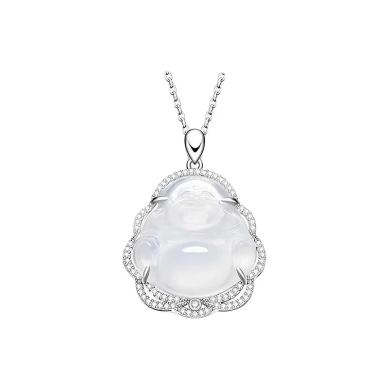 Gifts Chalcedony Necklaces Unisex-0