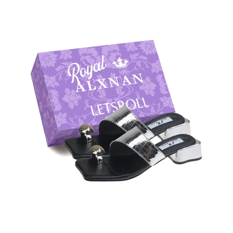Alxnan Rubber Sole Slip Resistant Slide Slippers Women's-1