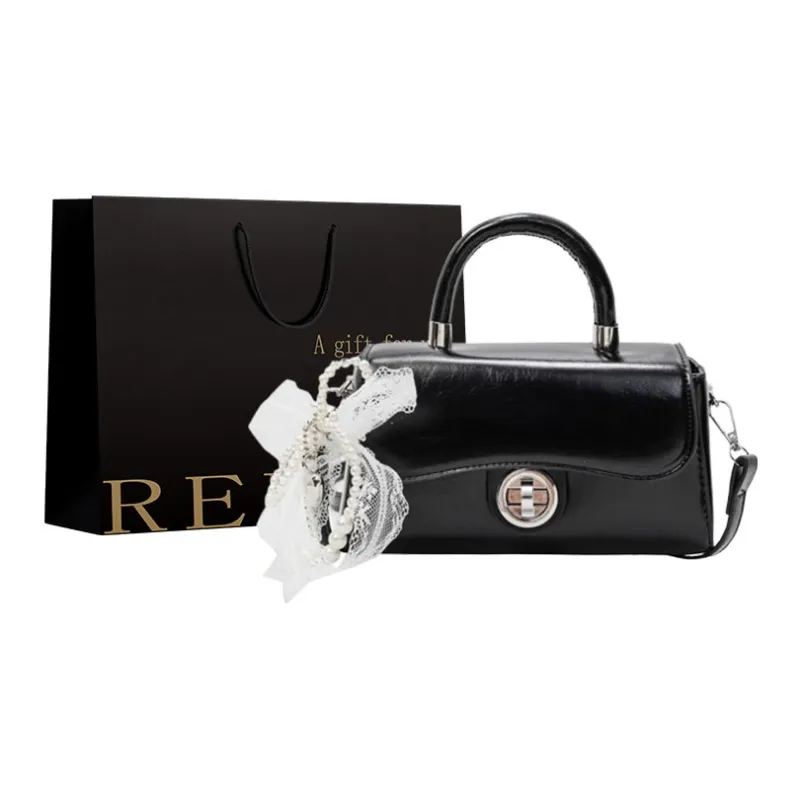 REDOO PU Handbag Women's White/Pink/Blue/Black-6