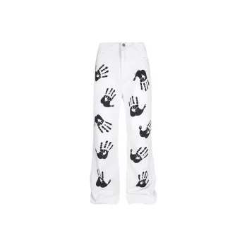 FASTFISH Jeans Unisex White
