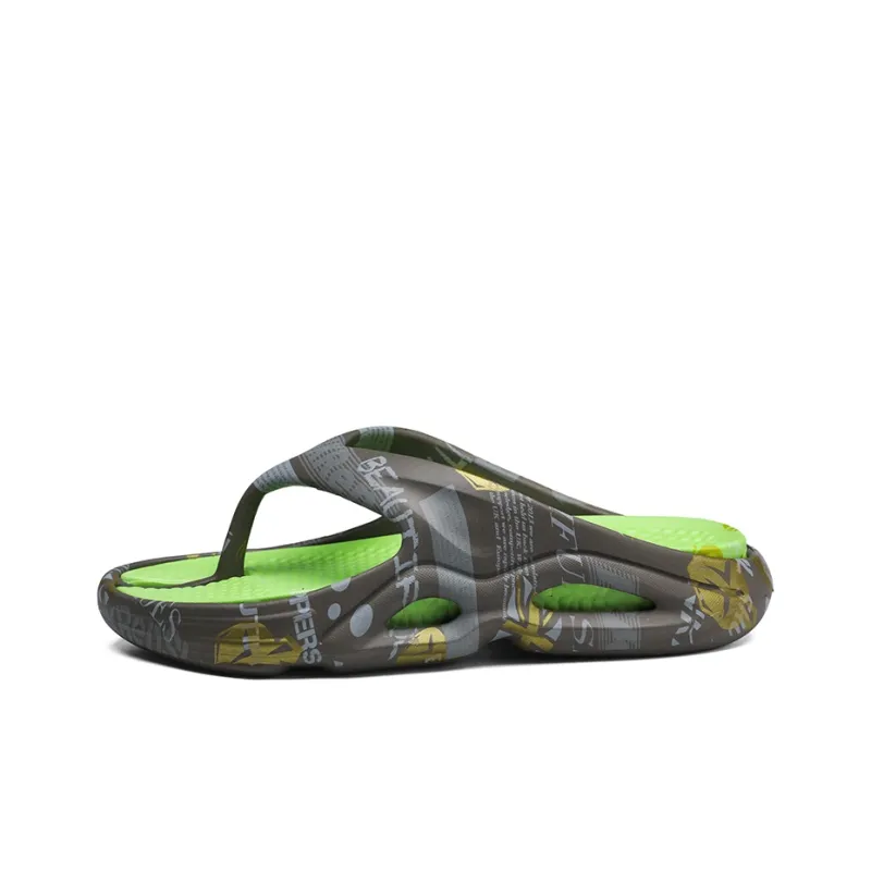 Budding Bear Flip Flops Men-10