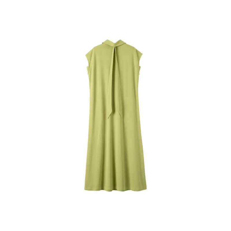 Late White Short Sleeved Dress Women's-1