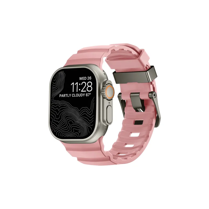 KVZUVUU Apple Compatibility Watch Band Silicone Material-12