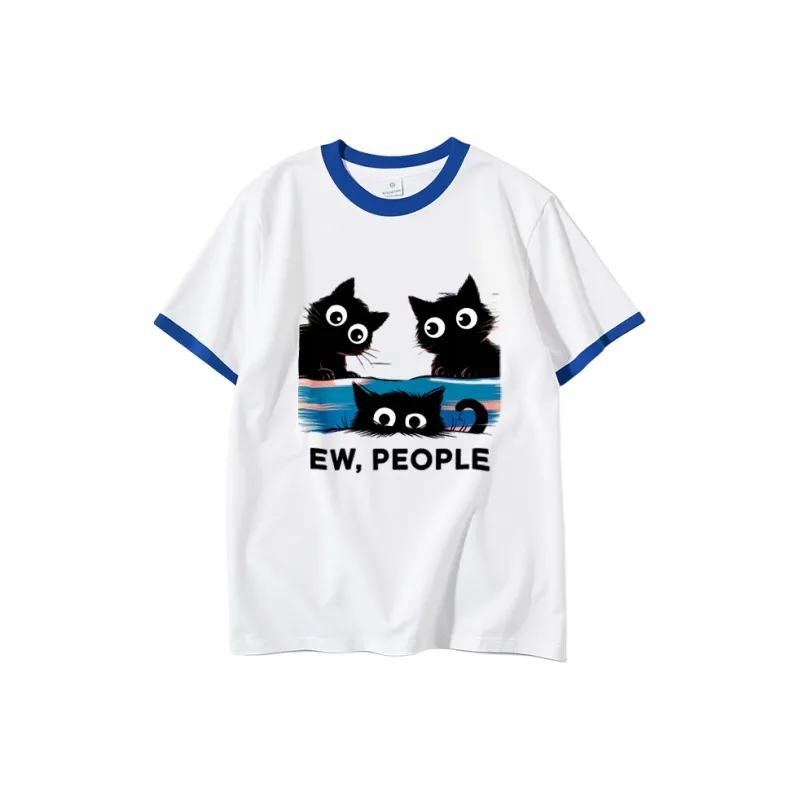 FAIRWHALE Drop Shoulder Sleeve T Shirt Women's-12