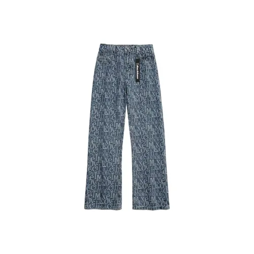 Jeans Cargo Kaki à Taille
