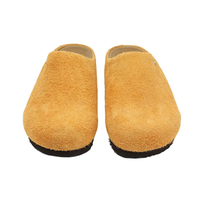 WEISHIBANGWEI Rubber Sole Slip Resistant Closed Toe Slippers Unisex Yellow-10