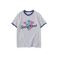 White Gray Navy Blue Edge