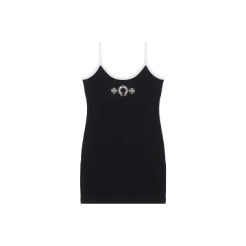 Chrome Hearts Slip Dress Women's Black