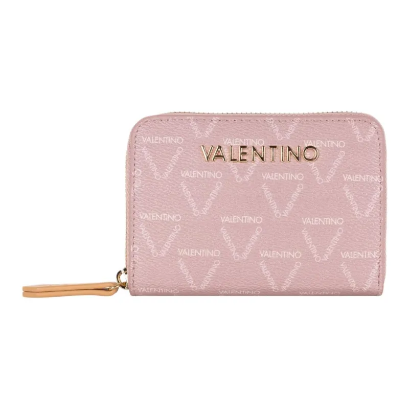 Valentino Polyurethane Wallet Women's Dark Pink-0