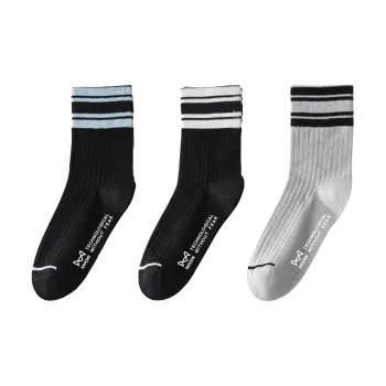 MIIOW Mid Calf Socks Women's 3 Pack