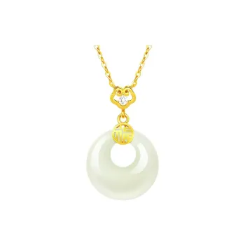Bear Silversmith Chalcedony Necklaces Women's