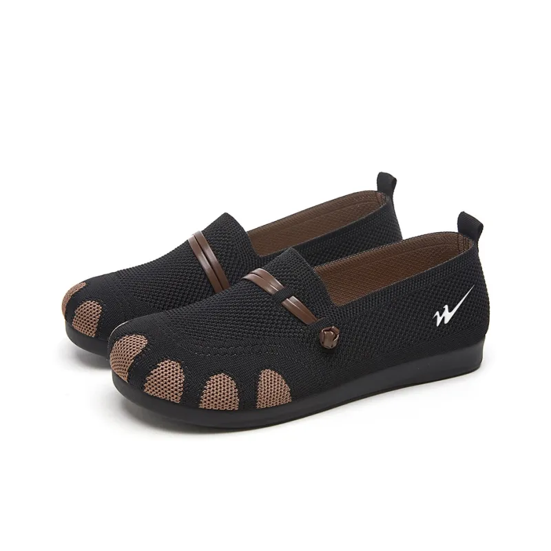 DOUBLE STAR 88 Flyknit Breathable Abrasion Resistant Slip Resistant Low Top Casual Shoes Women's-16