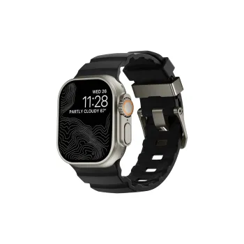 KVZUVUU Apple Compatibility Watch Band Silicone Material