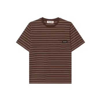 MIU MIU FW24 T Shirt Women's Cocoa Brown