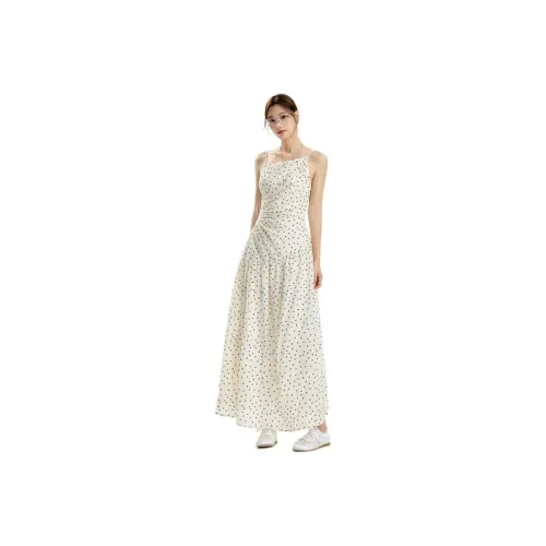 INSLIISA Slip Dresses Women's White