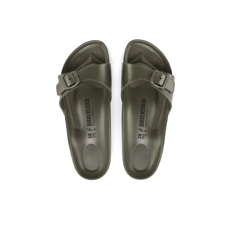 Birkenstock Madrid EVA Abrasion Resistant Slide Slippers Men's Dark Green-3