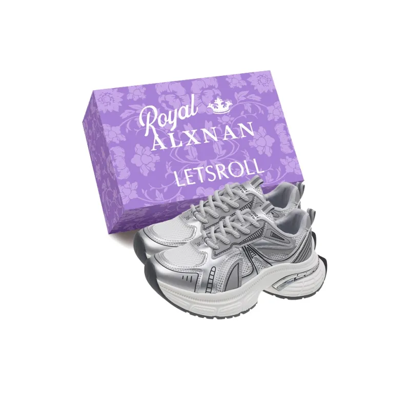 Alxnan Breathable Low Top Chunky Sneakers Women's-6
