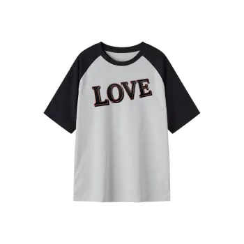 FAIRWHALE Drop Shoulder Sleeve T Shirt Women's