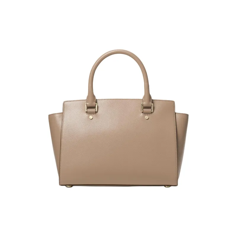 MICHAEL KORS Saffiano Leather One Shoulder Handbag Medium Size Women's Khaki-1