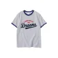 White Gray Navy Blue Edge