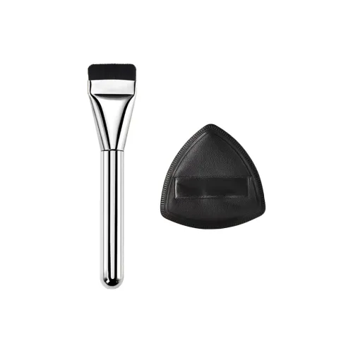 Gentle Welcome Slides loose Brush Powder Puff Make up Tools Two Piece Set