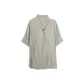 Khaki Top with Silk Scarf