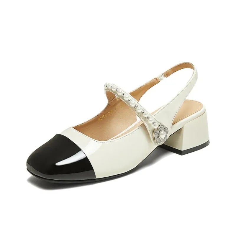 BASTO Chunky Heel High Heels Women's-9