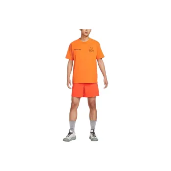 Nike SS25 Sports Shorts Men's Passionate Red/Light Yellow Brown/Mountain White