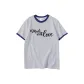 White Gray Navy Blue Edge