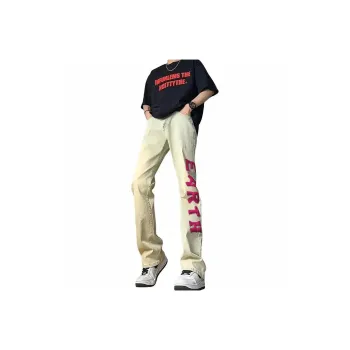SUNSETMONENT Jeans Unisex Yellow Mud