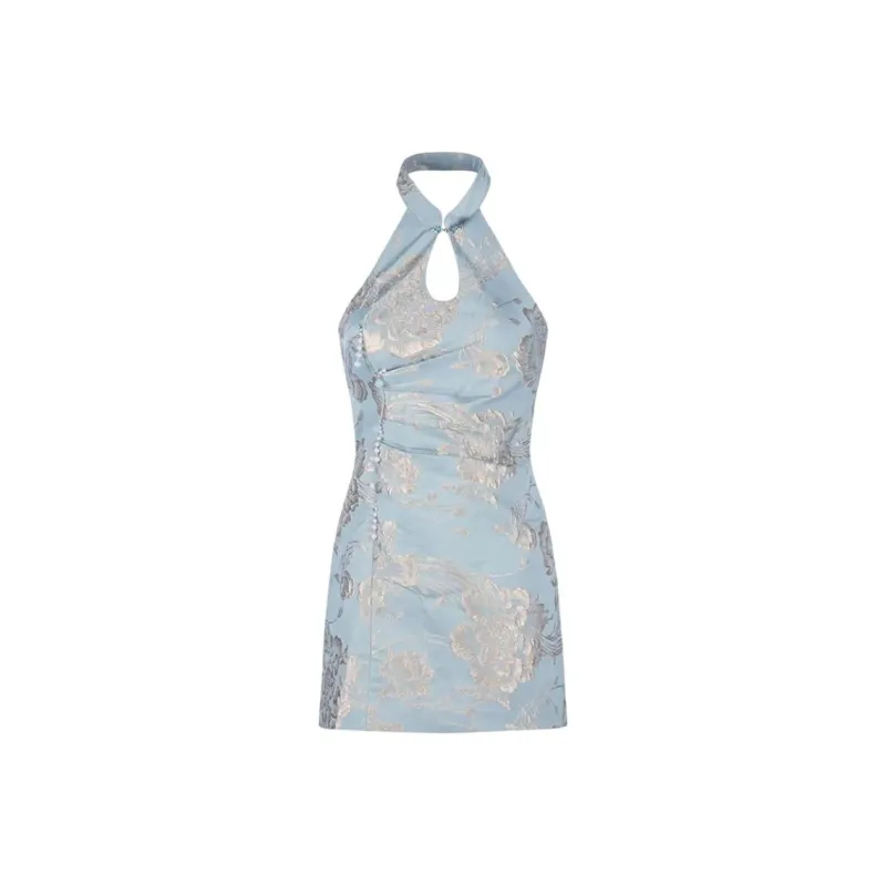 CZMO Sleeveless Dresses Women's Blue-0