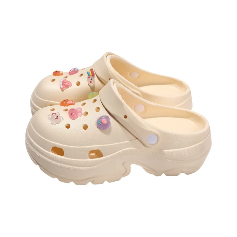 Love Of Wormwood Summer Slip Resistant Students' Eva Squashy And Bouncy Feeling Closed Toe Dormitory Home Slippers-32