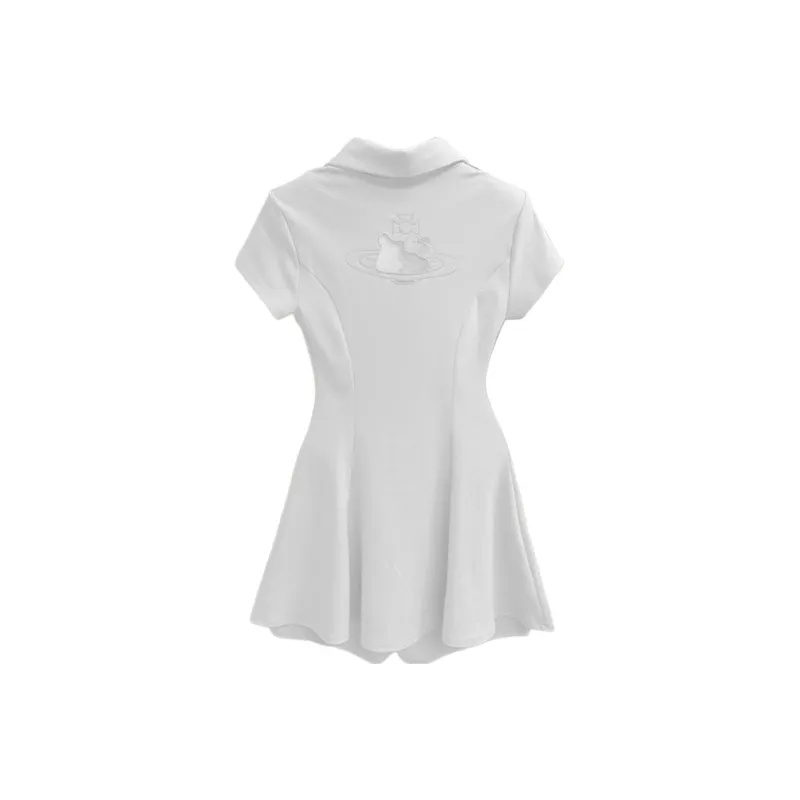 Peaches Peaches Short Sleeved Dress Women's-30