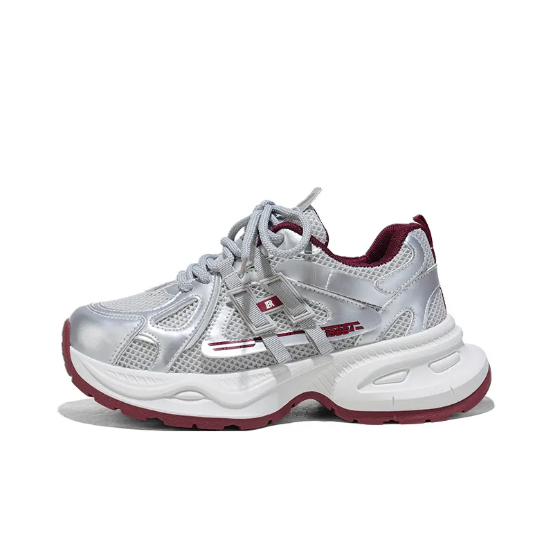 RENBEN Height Increasing Slip Resistant Low Top Chunky Sneakers Women's-7