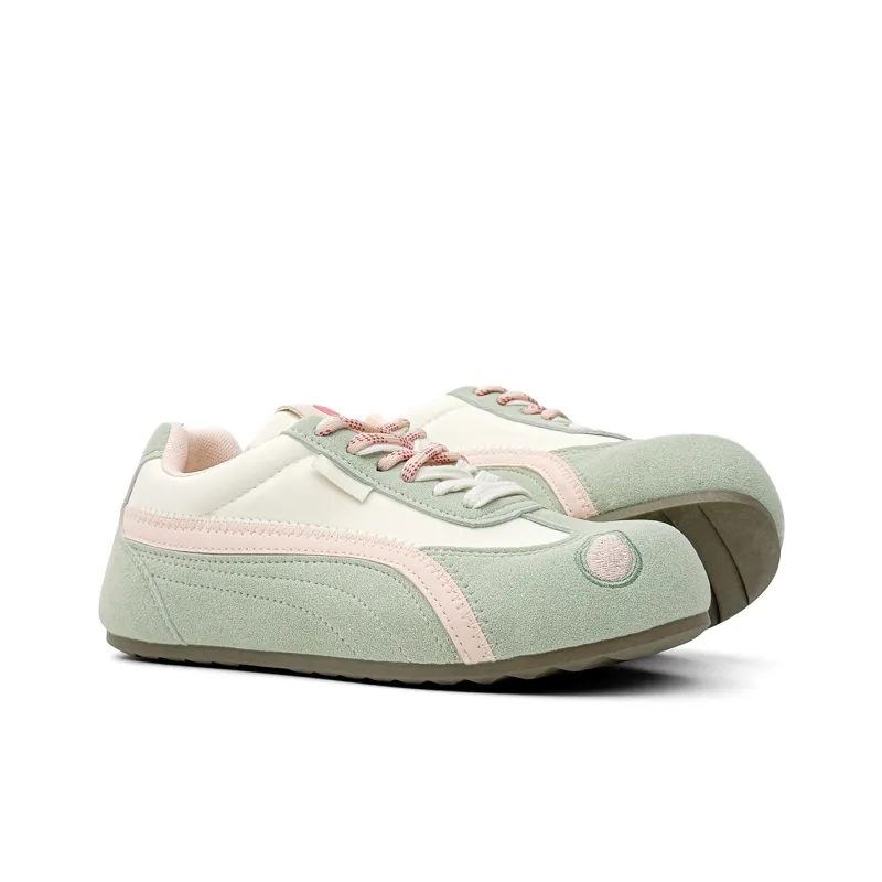 Mengsai Cushioning, Wear Resistant Low Top Skateboard Shoes Women's Guava Pink-3