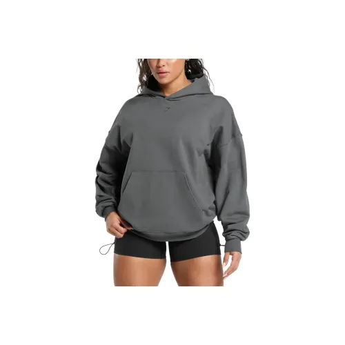 GYMSHARK Back Gains Graphic Hoodie Sweatshirt Women's